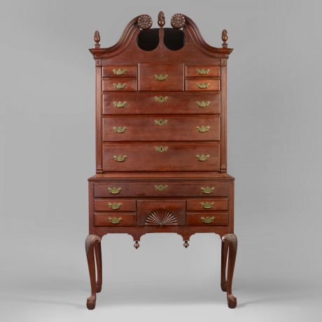 Queen Anne Bonnet-Top Highboy